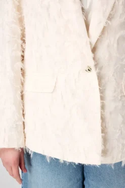 Blazer à simple boutonnage