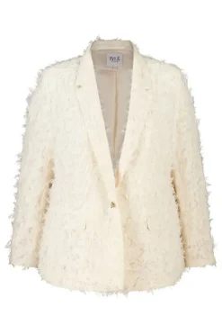 Blazer à simple boutonnage