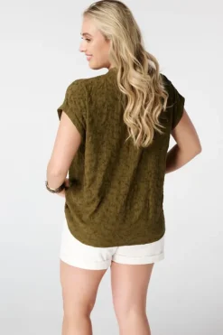 Blouse avec dentelle