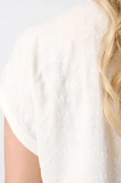 Blouse avec dentelle