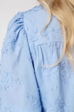 Blouse en coton avec broderie
