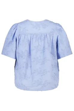 Blouse en coton avec broderie