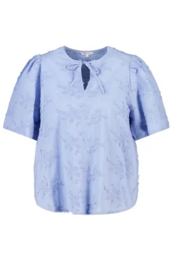 Blouse en coton avec broderie