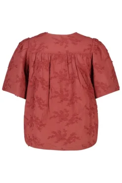 Blouse en coton avec broderie