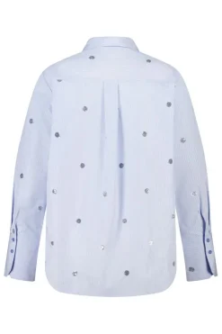 Blouse rayée avec perles