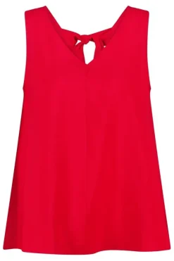 Blouse sans manches avec fermeture à nœud