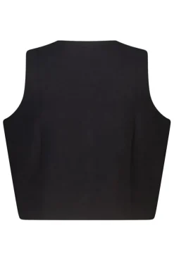 Gilet court avec broderie