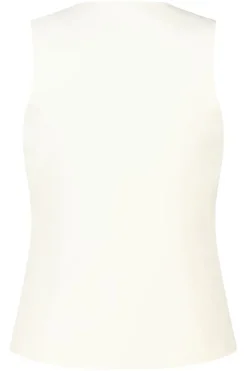 Gilet long avec boutons dorés