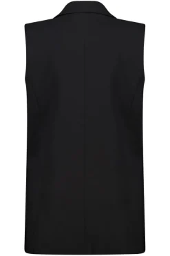 Gilet sans manches à boutons