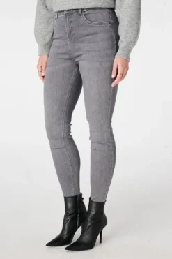 Jean skinny taille haute CHERRY