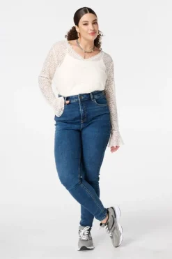 Jean skinny taille haute CHERRY