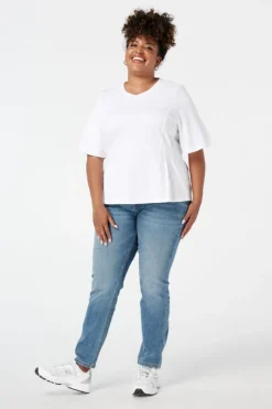 Jean skinny taille haute CHERRY
