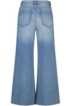 Jeans larges à taille haute