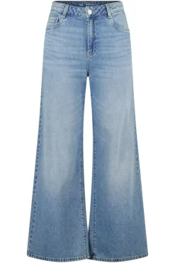 Jeans larges à taille haute