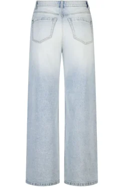 Jeans larges à taille haute