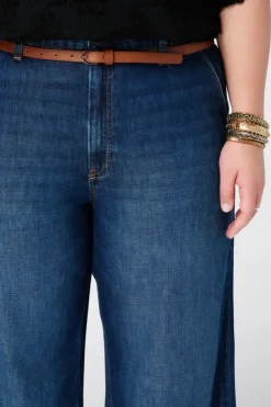 Jean wide leg avec ceinture