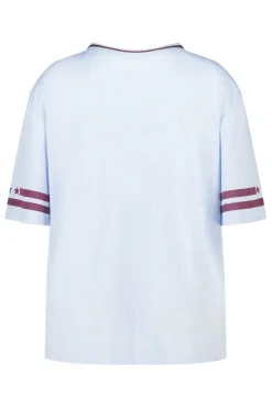 Jersey oversize avec imprimé sportif