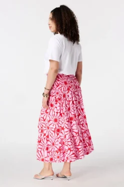Jupe maxi avec imprimé