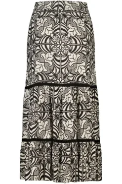 Jupe maxi avec imprimé