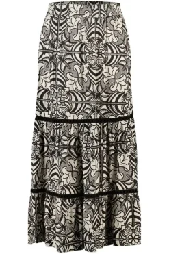 Jupe maxi avec imprimé