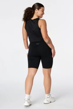 Legging de sport courte avec poches latérales