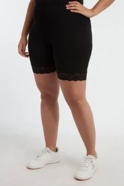 Lot de 2 Legging court à dentelle