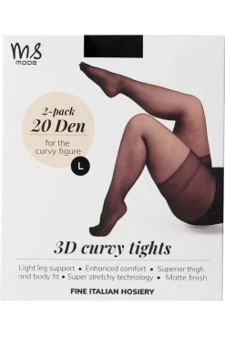 Pack de 2 Collants Super stretch 3D 20 denier