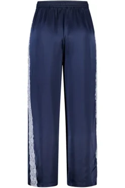 Pantalon avec détails en dentelle sur les côtés