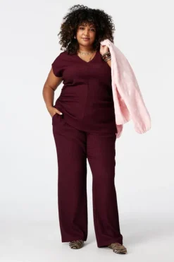 Pantalon avec taille élastique