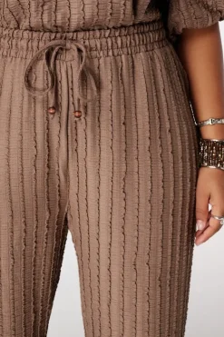 Pantalon avec taille élastique