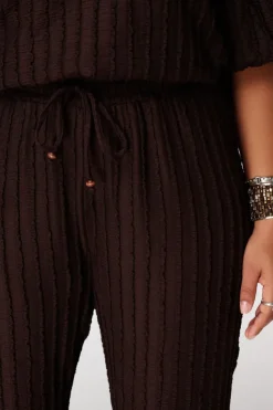 Pantalon avec taille élastique