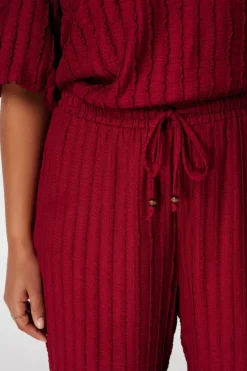 Pantalon avec taille élastique