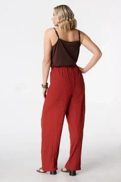 Pantalon avec taille élastique