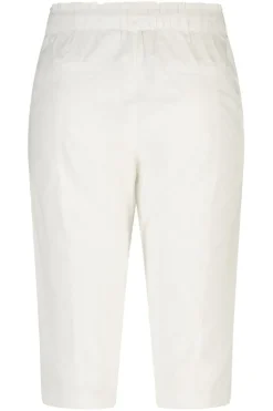 Pantalon capri avec taille élastique
