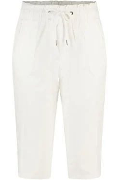 Pantalon capri avec taille élastique
