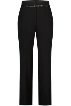 Pantalon en lin avec ceinture