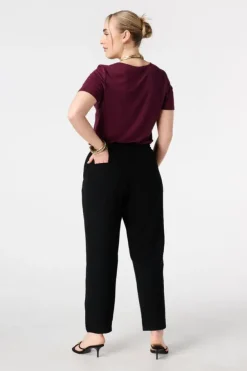 Pantalon straight leg
