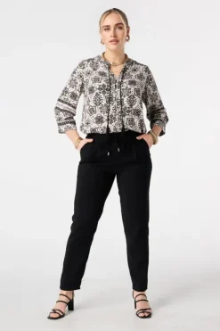 Pantalon à taille élastique