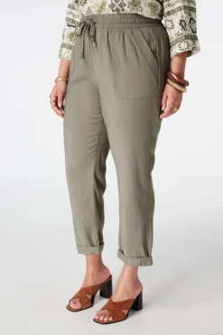 Pantalon à taille élastique