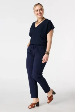 Pantalon à taille élastique