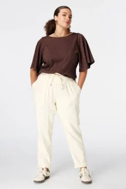 Pantalon à taille élastique