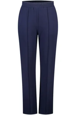 Pantalon wide leg avec taille élastique