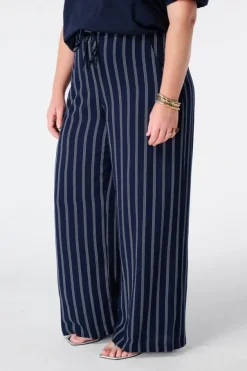 Pantalon wide leg à imprimé