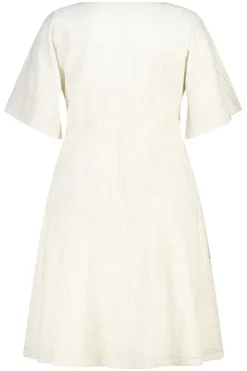 Robe courte à manches papillon