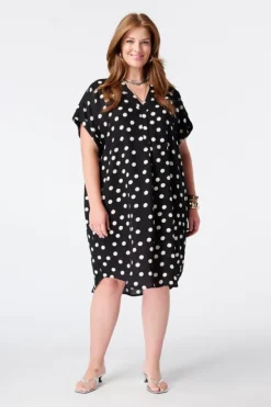 Robe à encolure en V