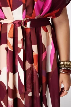 Robe maxi avec ceinture