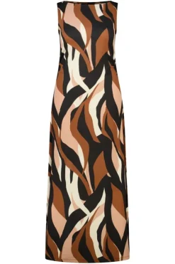 Robe maxi avec imprimé