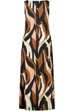 Robe maxi avec imprimé
