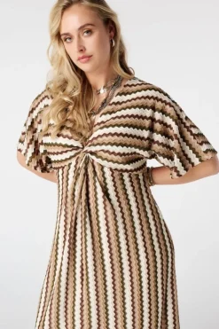 Robe maxi avec imprimé