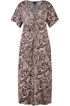 Robe maxi avec imprimé
